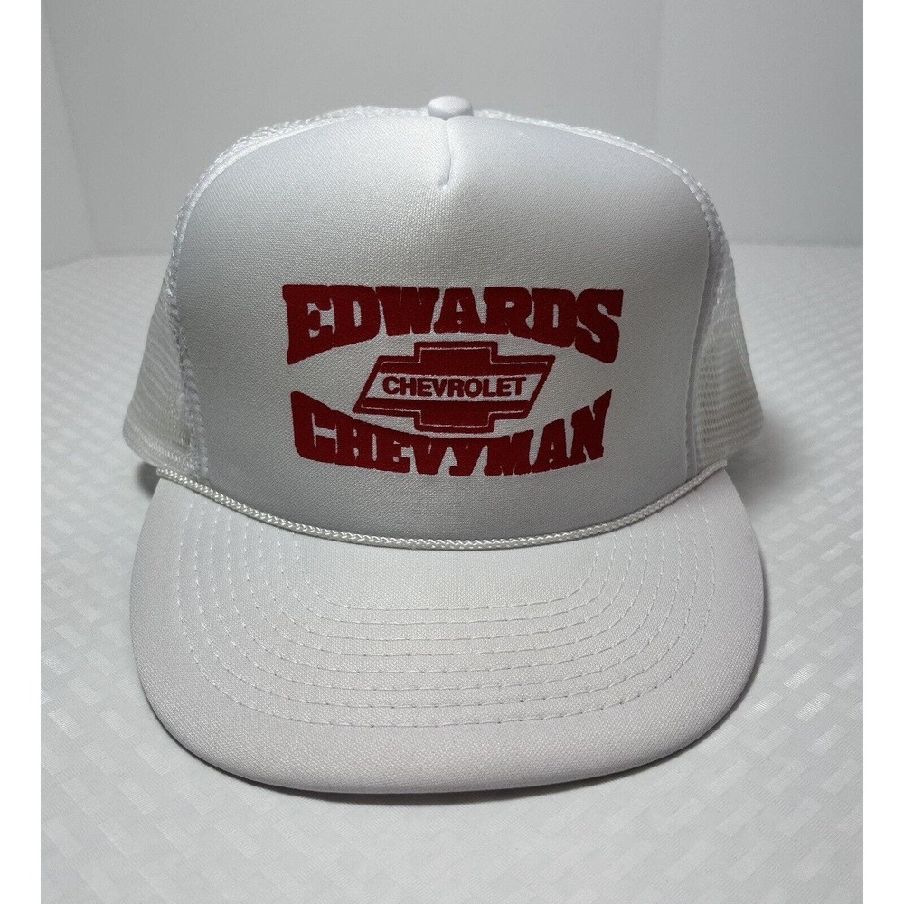 Vintage Edwards Chevrolet‎ ChevyMan Adjustable SnapBack Hat